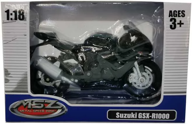 MSZ Motociklas SUZUKI GSR-R1000, 1:18