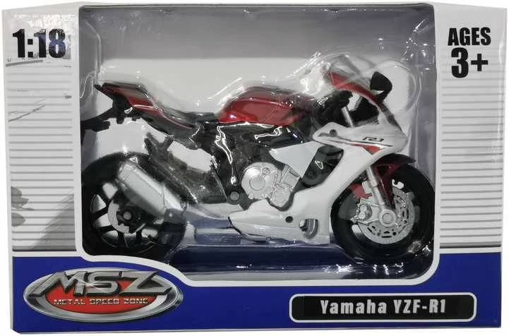 MSZ Motociklas YAMAHA YZF-R1, 1:18