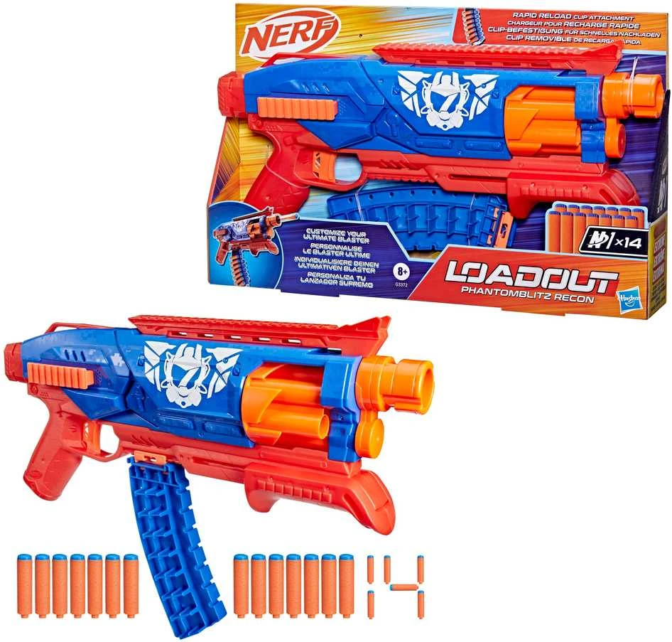 NERF LOADOUT blasteris Phantomblitz žvalgybai