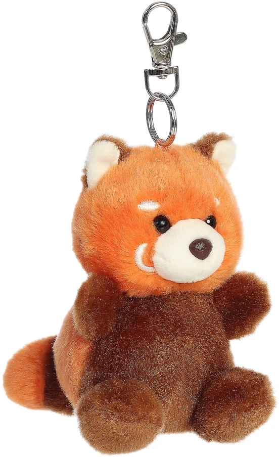 PALM PALS AURORA Raktų pakabukas – RAUDONOJI PANDA, 10 cm