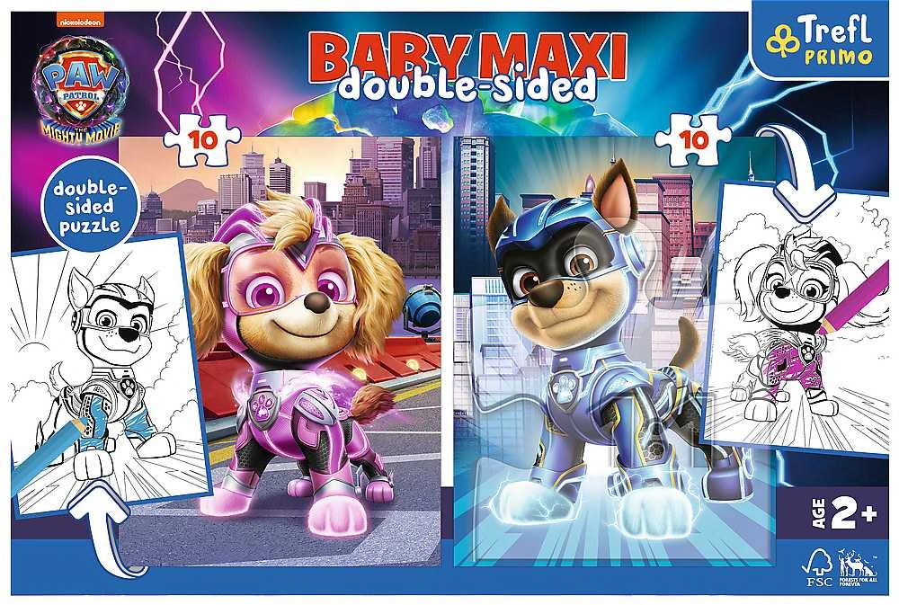 PAW PATROL TREFL Baby maxi dėlionė „Kiaulytė Pepa", 10x2 det.