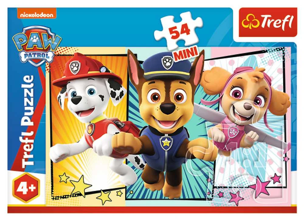 Trefl Dėlionė 54 vnt. - Šuniukai patruliai