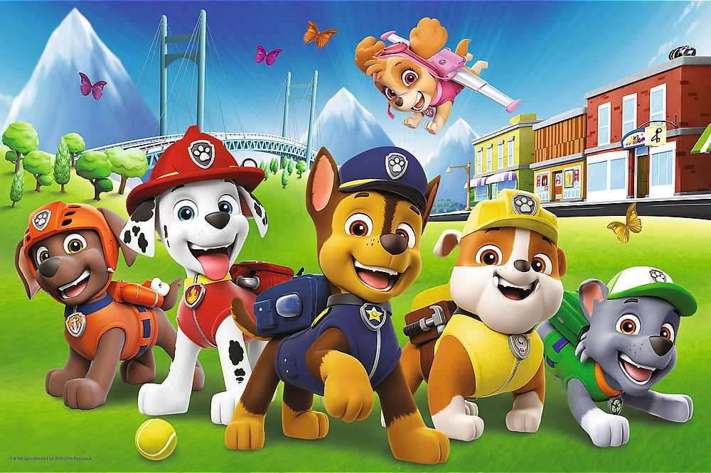 Trefl Dėlionė 60 vnt. - Šunyčiai patruliai (PAW Patrol)