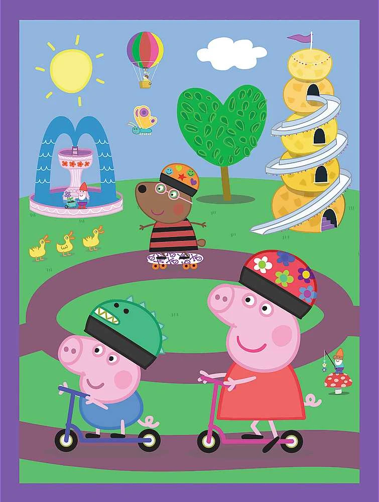 TREFL PEPPA PIG 30+ 48+ 24 memo kortelės, dėlionė-žaidimas „Pepa“