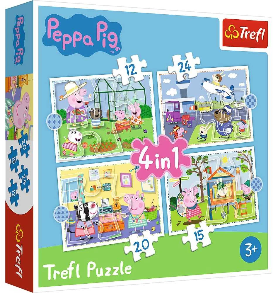 Trefl Dėlionė 71 vnt. - Kiaulytė Pepa