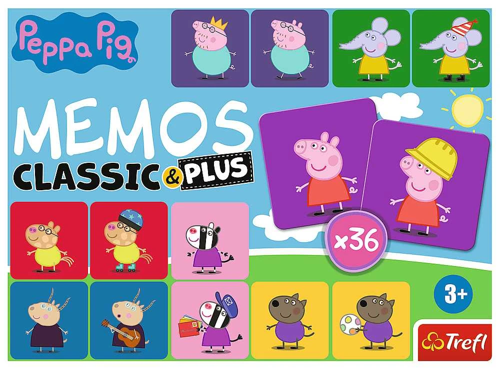 Trefl Atmintį lavinantis stalo žaidimas „Kiaulytė Pepa“