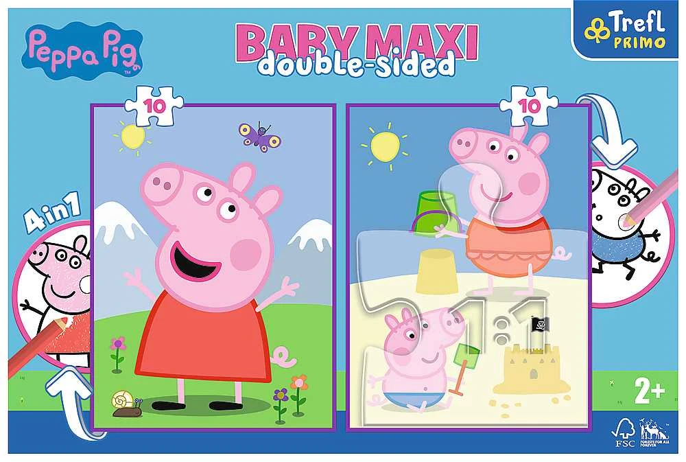 Peppa Pig TREFL Baby maxi dėlionė „Kiaulytė Pepa", 10x2 det.
