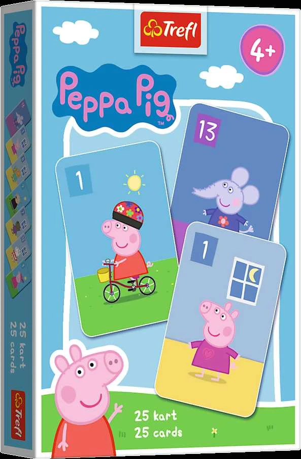 Peppa Pig TREFL Kortų žaidimas „Kiaulytė Pepa“