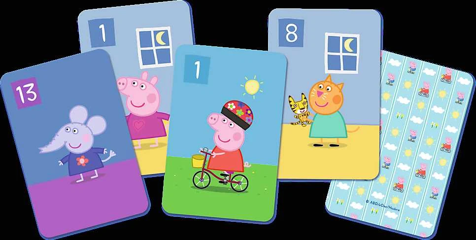Peppa Pig TREFL Kortų žaidimas „Kiaulytė Pepa“