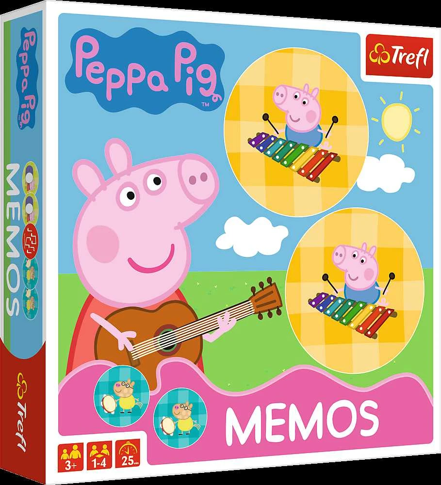 Trefl Stalo žaidimas Memo "Kiaulytė Pepa“