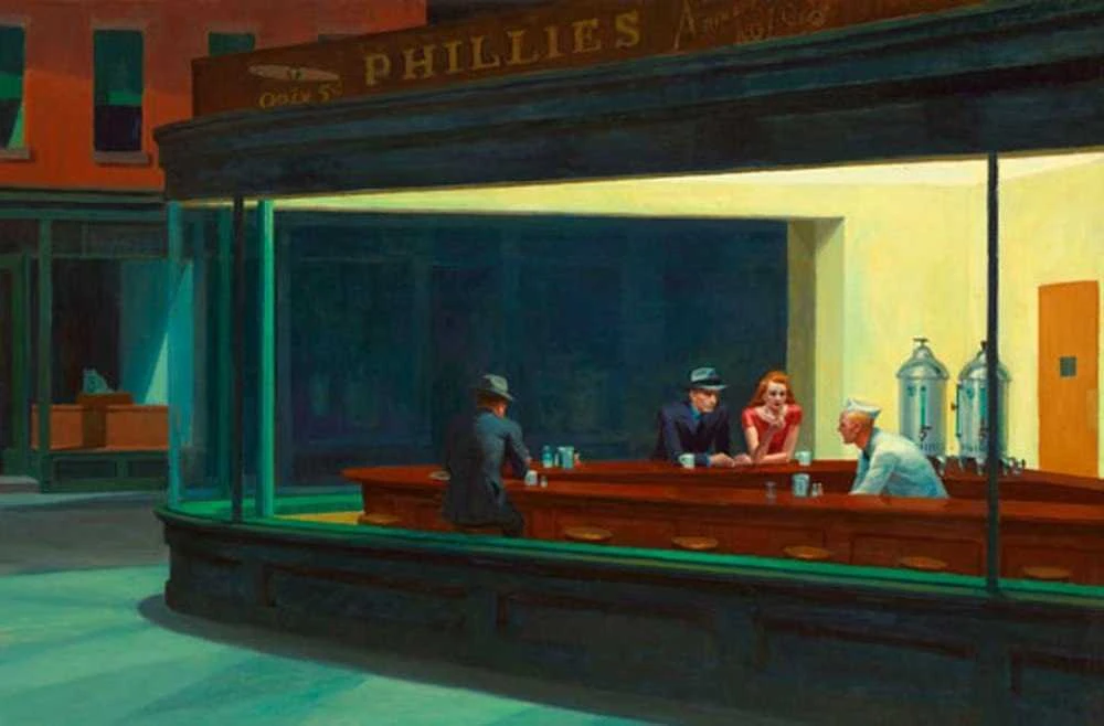 PIATNIK Dėlionė 1000 vnt. - Edward Hopper: Naktinėtojai (Nighthawks)
