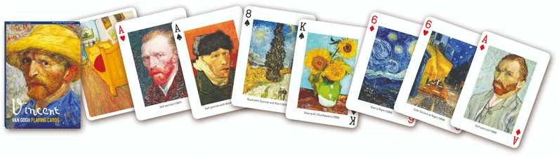 PIATNIK Žaidimo kortos „Vincentas Van Gogas“