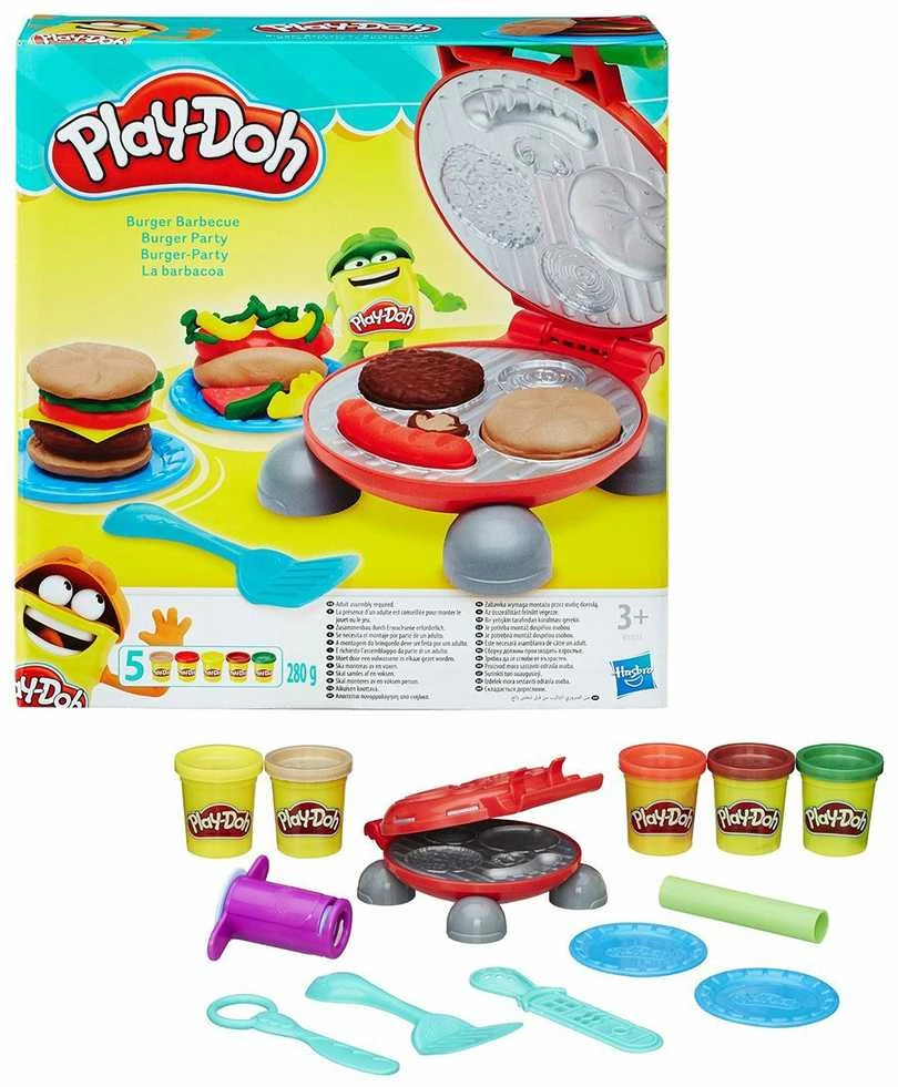 PLAY-DOH Plastilino rinkinys „Mėsainiai“