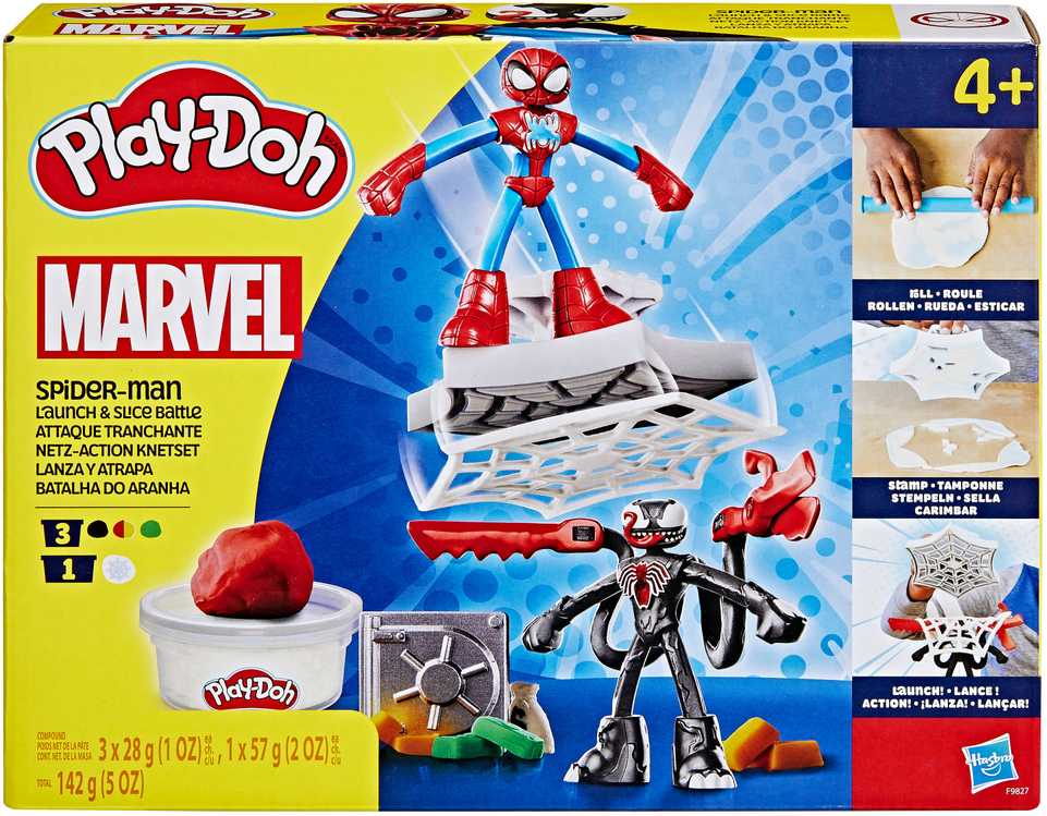 Hasbro PLAY-DOH Rinkinys „Žmogus-voras: superherojų kova“