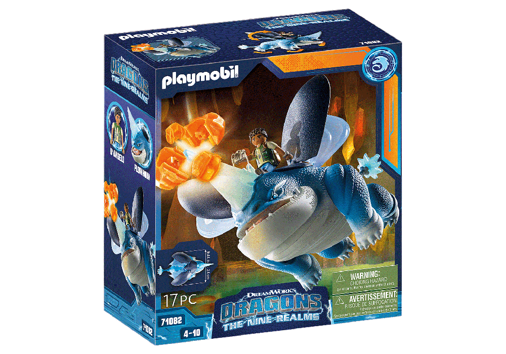 71082 PLAYMOBIL® Drakonai. Devyni karalysčių – Plowhorn ir D'Angelo