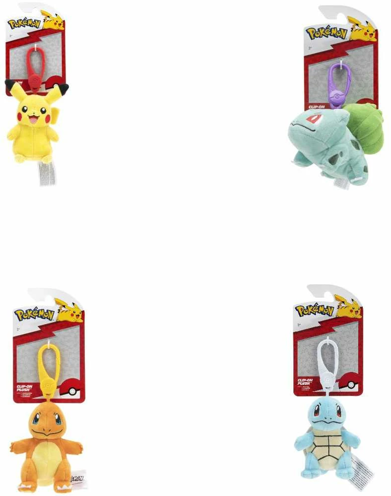 POKEMON Prisegamas pliušinis žaislas W8, 8 cm