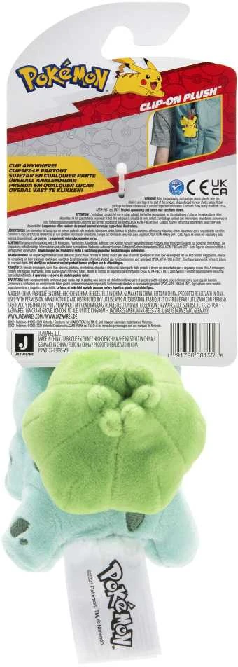 POKEMON Prisegamas pliušinis žaislas W8, 8 cm