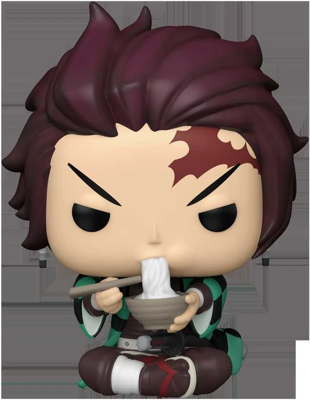 FUNKO POP! Vinilinė figūrėlė: Demon Slayer - Tanjiro with Noodles, 11,3 cm