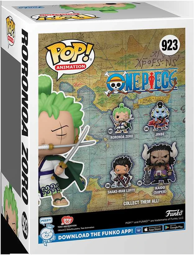 FUNKO POP! Vinilinė figūrėlė: One Piece - Roronoa Zoro, 12 cm