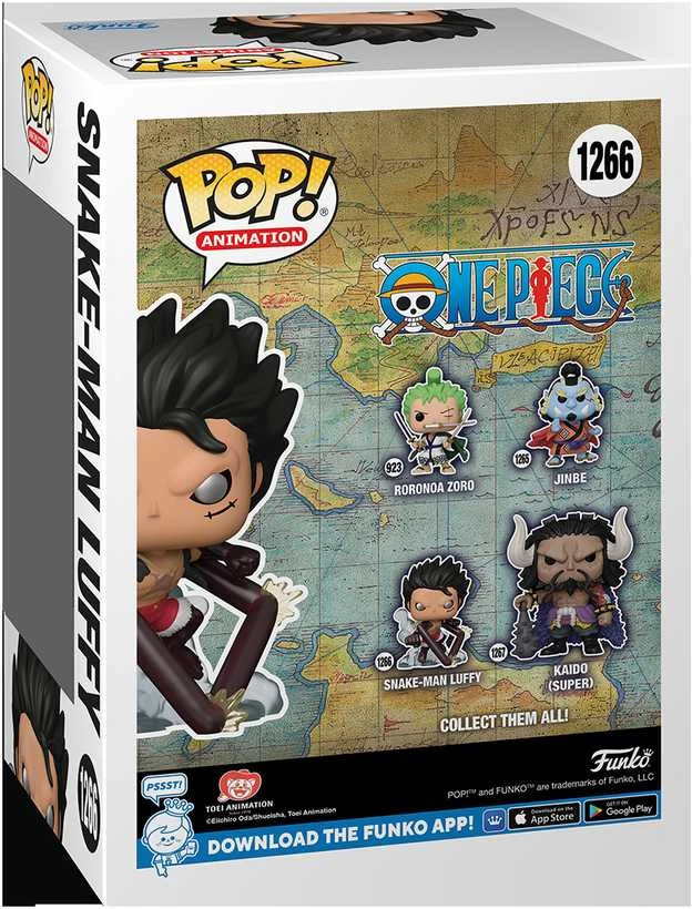 FUNKO POP! Vinilinė figūrėlė: One Piece - Snake-Man Luffy, 13 cm