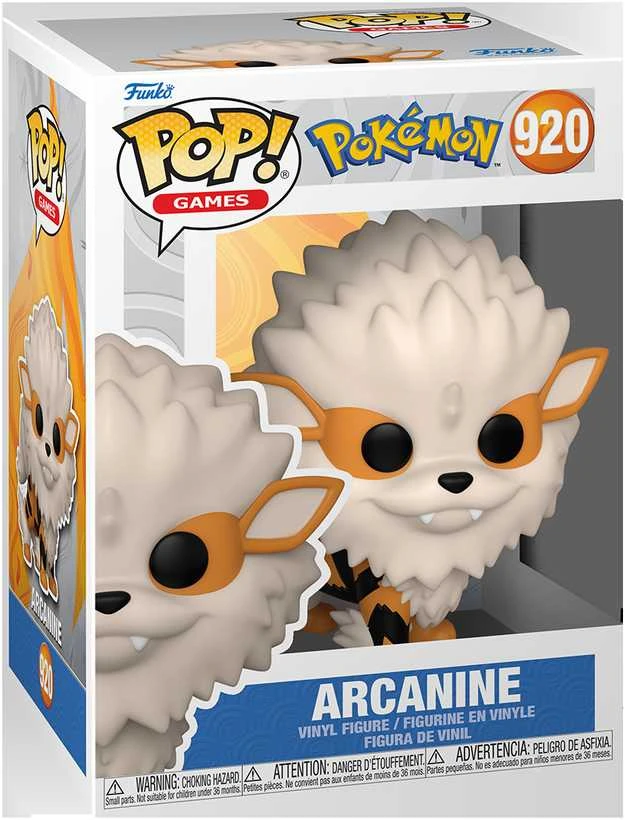 FUNKO POP! Vinilinė figūrėlė: Pokemon - Arcanine, 11,3 cm