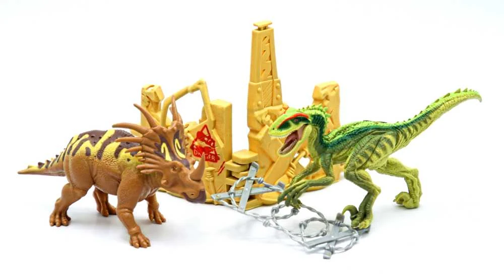 PRIMAL CLASH Rinkinys „Dinozaurų dvikova“