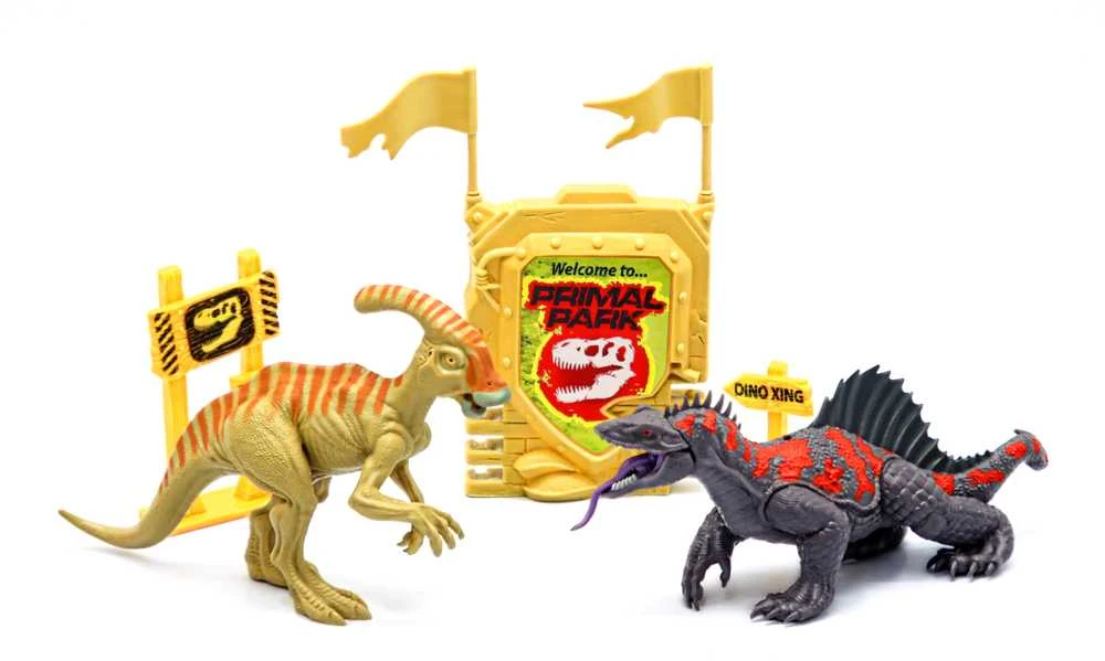 PRIMAL CLASH Rinkinys „Dinozaurų dvikova“