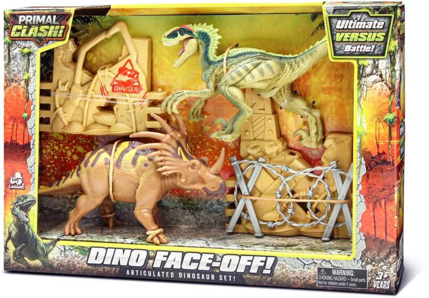 PRIMAL CLASH Rinkinys „Dinozaurų dvikova“