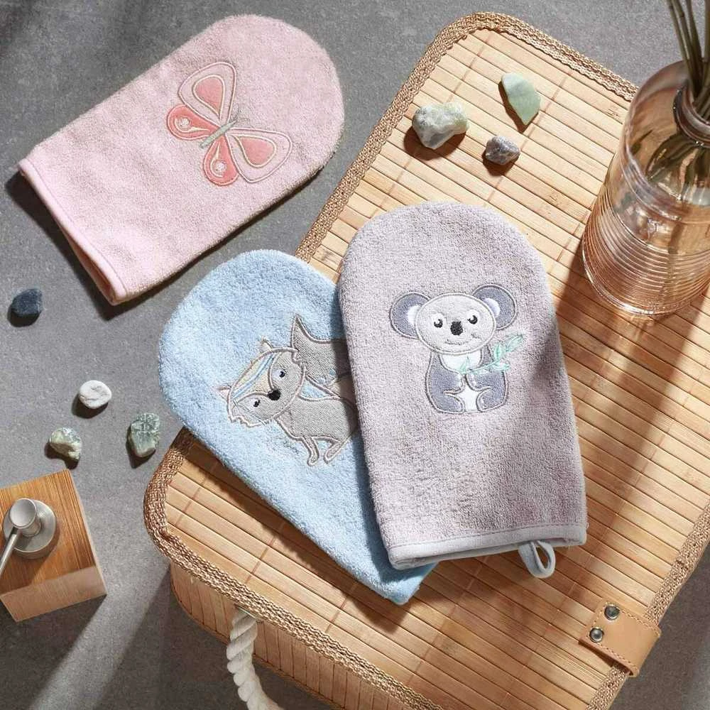 Baby Ono BabyOno pirštinė vaiko maudymui bambukinė pilka 347/09