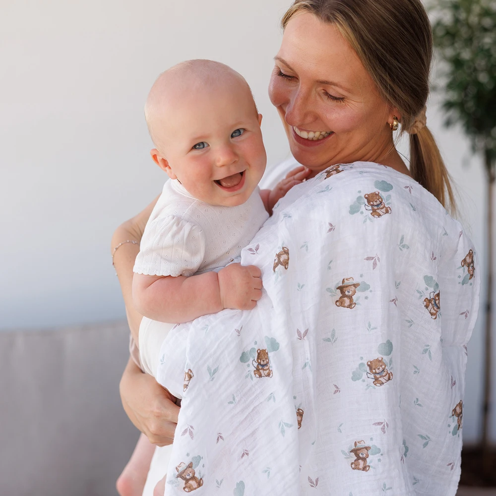 Rankšluostis BabyOno vystyklai medvilniniai 3 vnt biežiniai 348/14 348/14