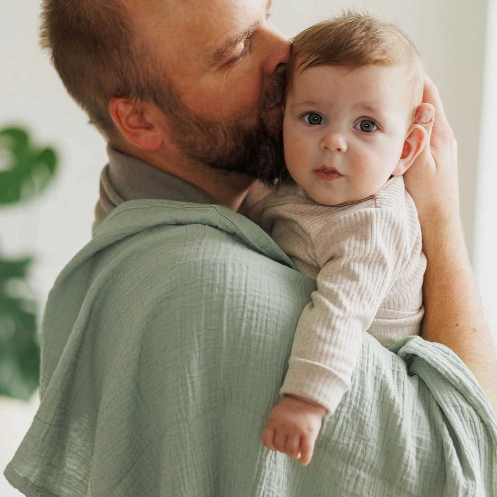 Sanaset Baby BabyOno Babyono vystyklai medvilniniai 3 vnt žalias 828/04