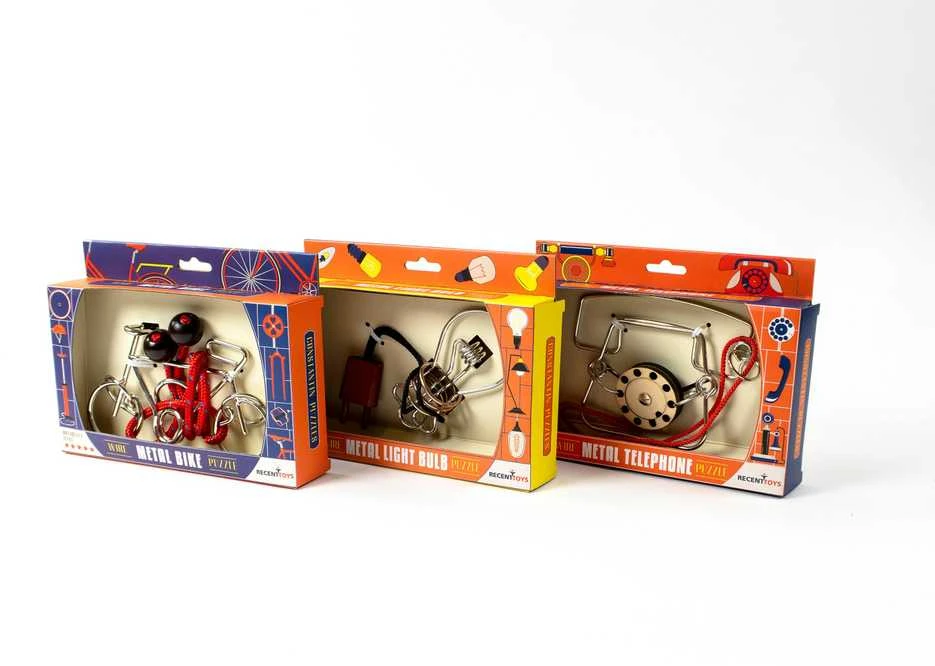 RECENT TOYS Galvosūkis METALINIS DVIRATIS