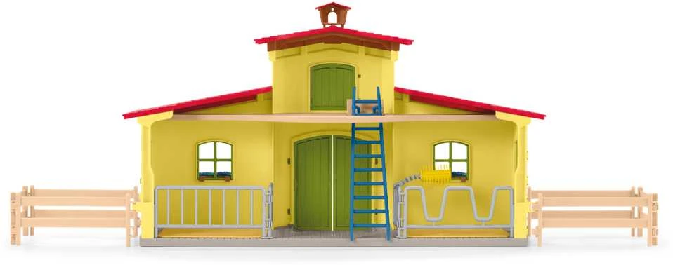 SCHLEICH FARM WORLD Didelis tvartas su gyvūnais ir priedais