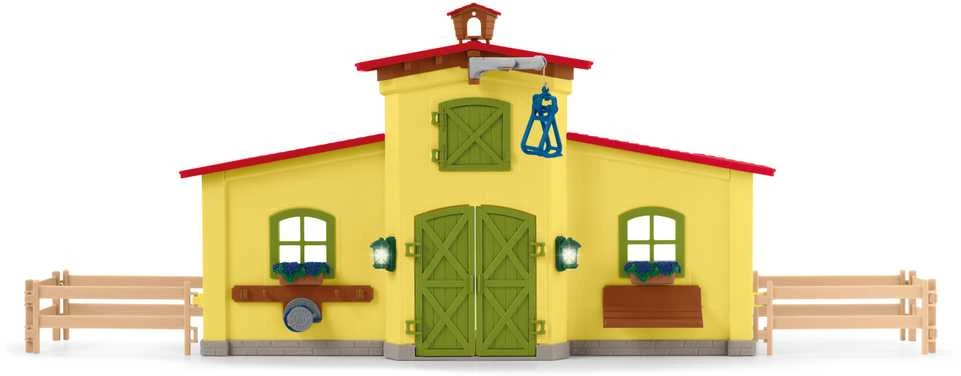 SCHLEICH FARM WORLD Didelis tvartas su gyvūnais ir priedais