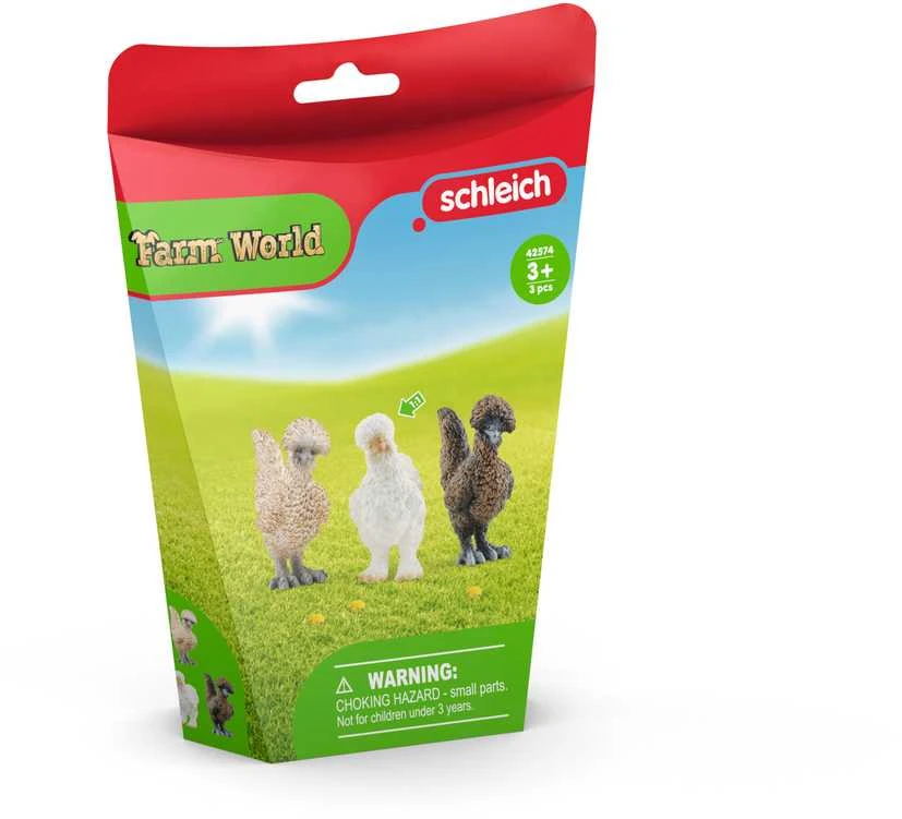 SCHLEICH „Naminiai gyvūnai“ rinkinys - Draugai viščiukai