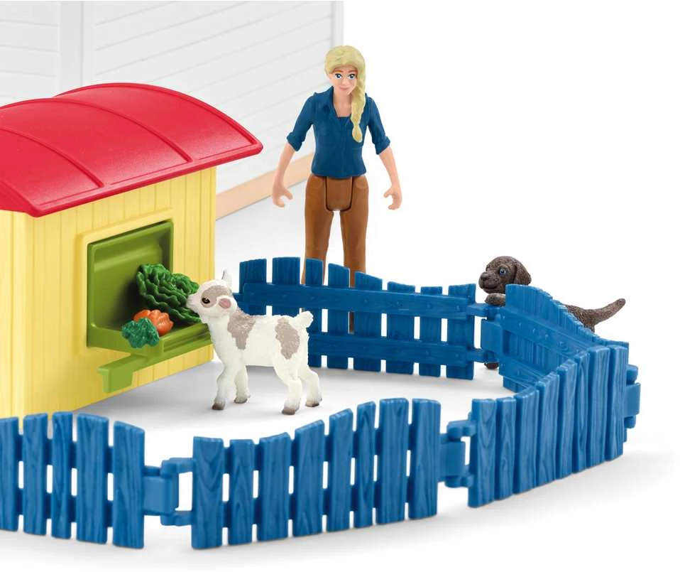 SCHLEICH FARM WORLD Gyvūnų viešbutis