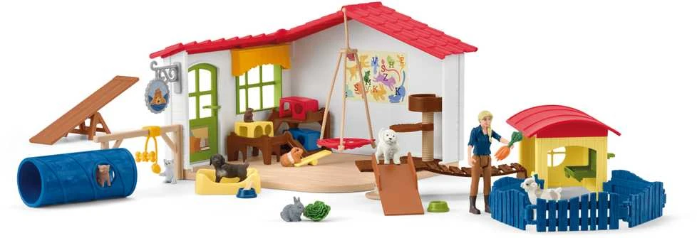 SCHLEICH FARM WORLD Gyvūnų viešbutis