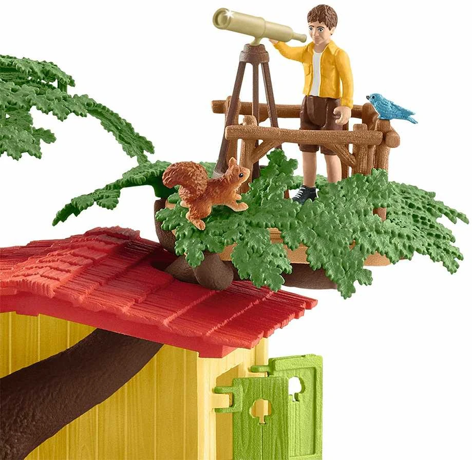 SCHLEICH „Naminiai gyvūnai“ Rinkinys - Namelis Medyje