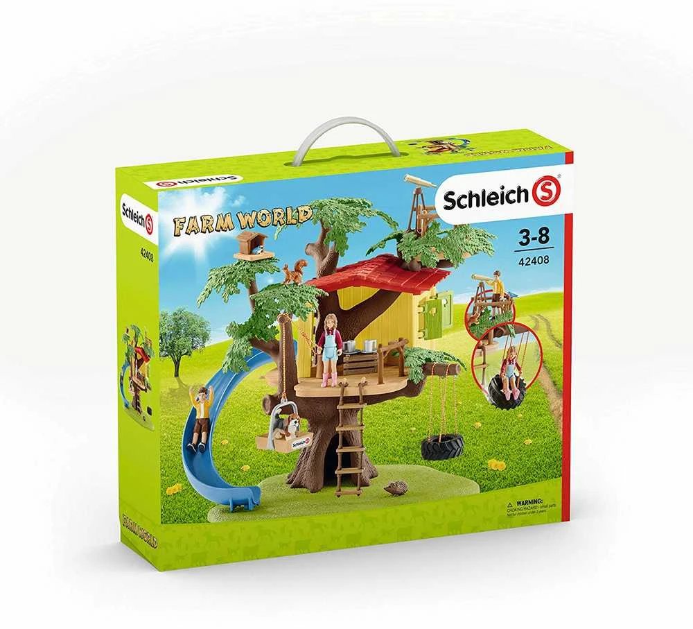 SCHLEICH „Naminiai gyvūnai“ Rinkinys - Namelis Medyje