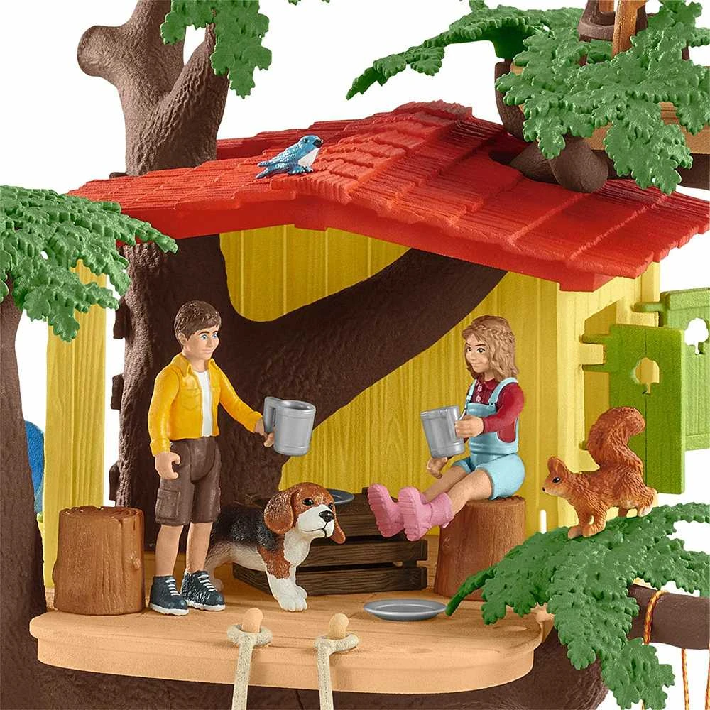 SCHLEICH „Naminiai gyvūnai“ Rinkinys - Namelis Medyje