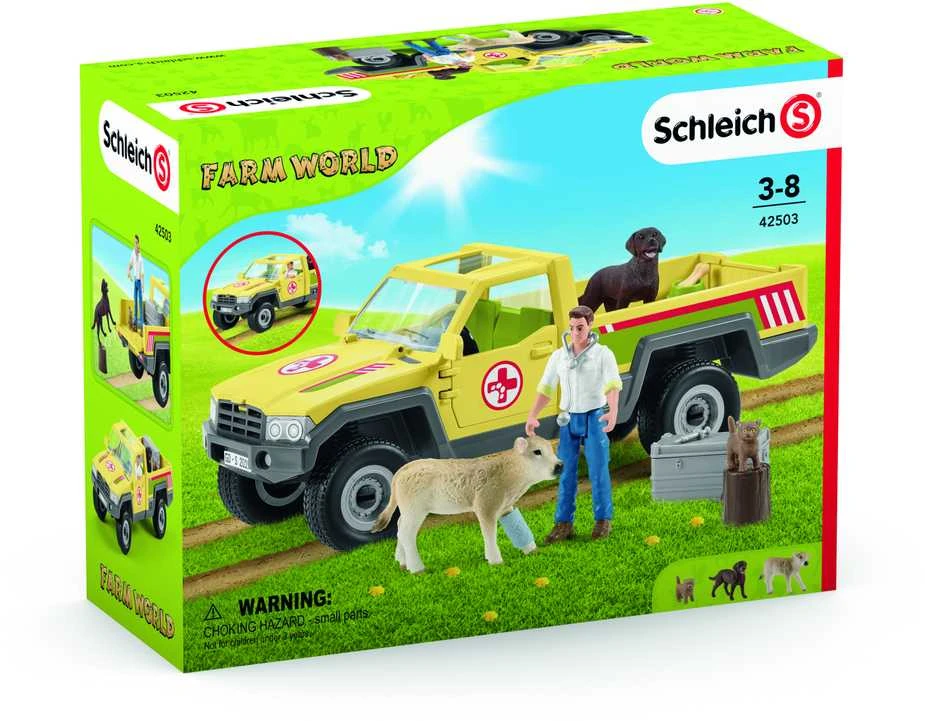 SCHLEICH FARM WORLD Veterinaro Apsilankymas Ūkyje