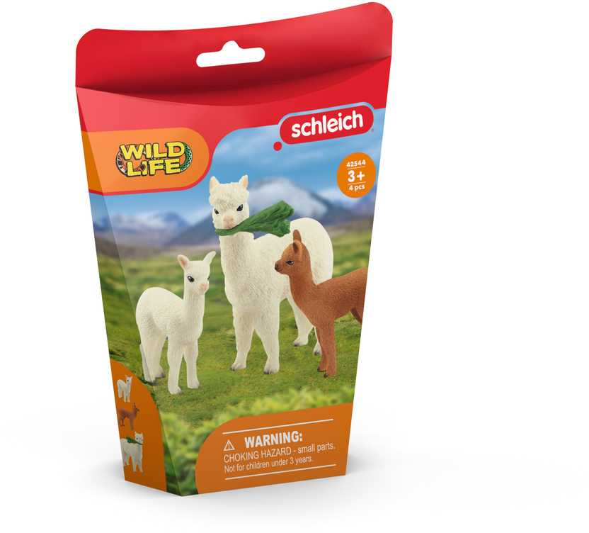 SCHLEICH „Wild Life“ rinkinys Alpakų šeima