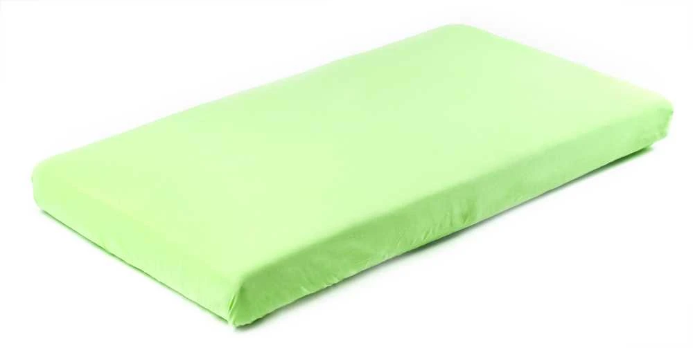 Sensillo paklodė su guma jersey, žalia, 120*60, 2205