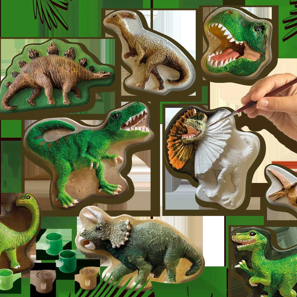 SES Kūrybinis rinkinys: Gipsiniai dinozaurai