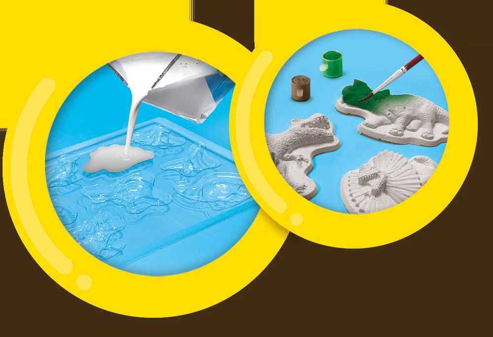 SES Kūrybinis rinkinys: Gipsiniai dinozaurai