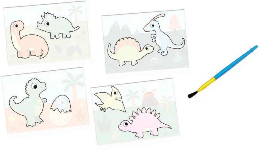 SES Spalvinimo vandeniu rinkinys „Dinozaurai“