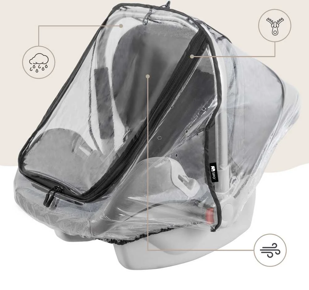 SIPO apsauga nuo lietaus autokėdutei SCA-08