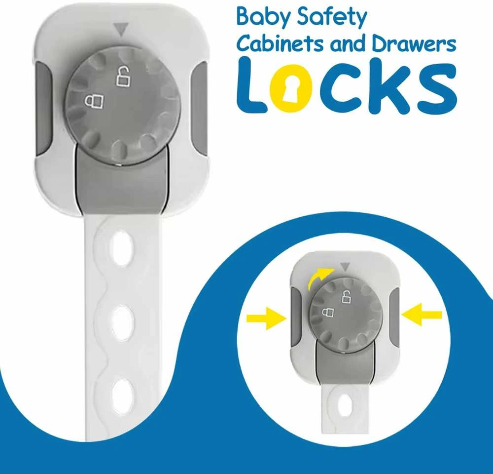 SIPO apsauga smart lock stalčiams durelėms 6 vnt SBS-214