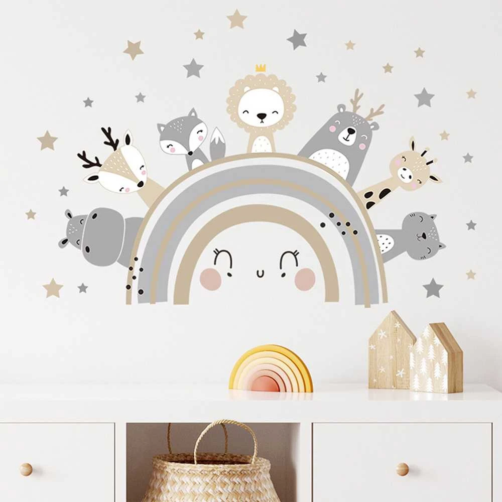 Room Decor SIPO lipdukas sienoms gyvūnai 70x49cm WS63030 WS63030