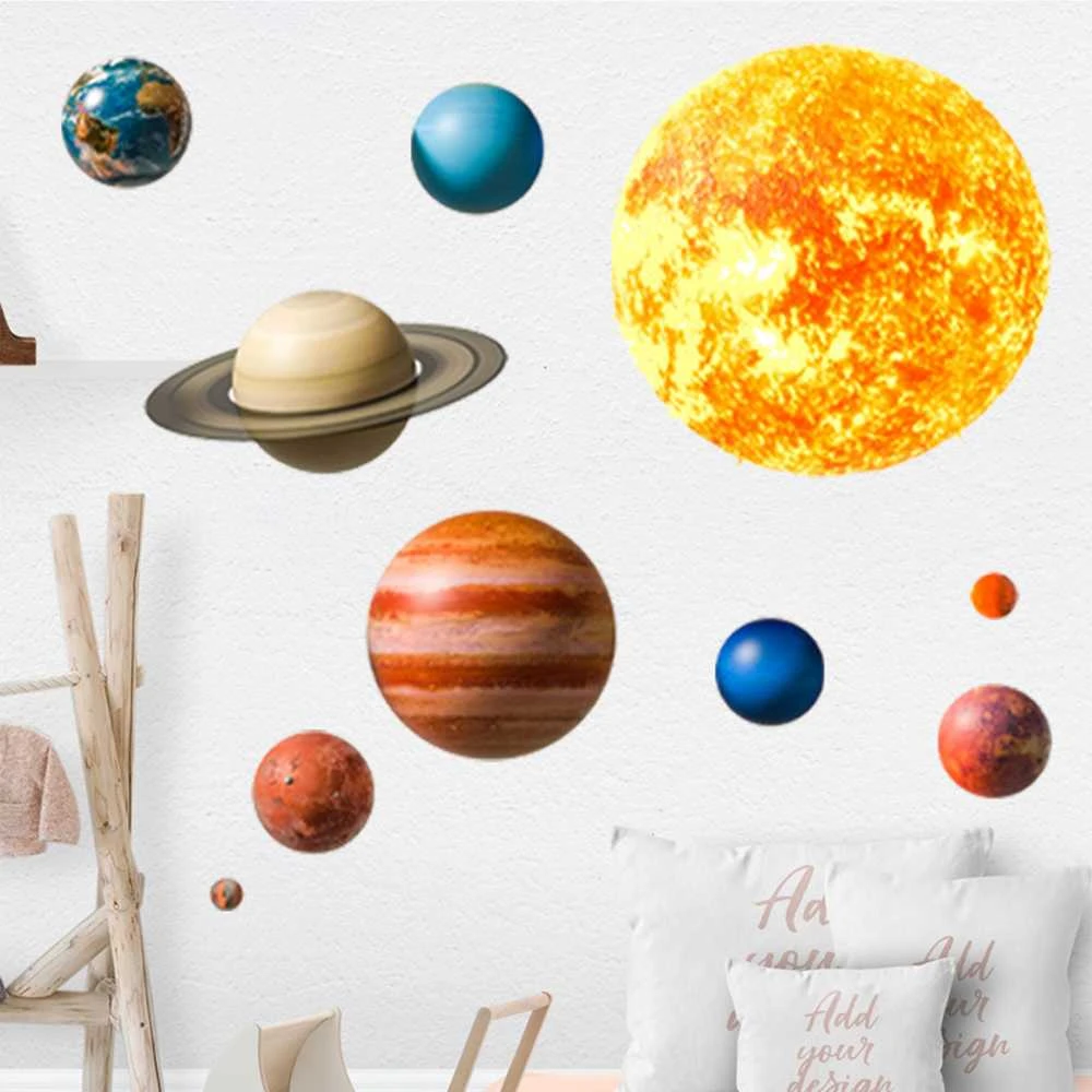 Room Decor SIPO lipdukas sienoms planetos 91x72cm WS63039